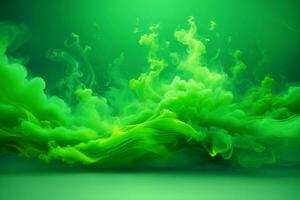 Green Smoke Wallpaper, Smoke Background, Smoke Effects Background, Smoke wallpapers, Colorful Smoke Background, Abstract Smoke Wallpapers, AI Generative photo