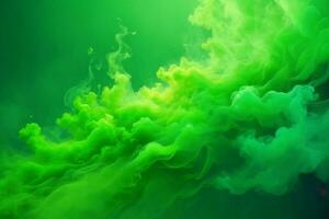 Green Smoke Wallpaper, Smoke Background, Smoke Effects Background, Smoke wallpapers, Colorful Smoke Background, Abstract Smoke Wallpapers, AI Generative photo