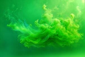 Green Smoke Wallpaper, Smoke Background, Smoke Effects Background, Smoke wallpapers, Colorful Smoke Background, Abstract Smoke Wallpapers, AI Generative photo