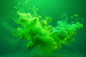 Green Smoke Wallpaper, Smoke Background, Smoke Effects Background, Smoke wallpapers, Colorful Smoke Background, Abstract Smoke Wallpapers, AI Generative photo