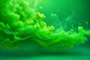 Green Smoke Wallpaper, Smoke Background, Smoke Effects Background, Smoke wallpapers, Colorful Smoke Background, Abstract Smoke Wallpapers, AI Generative photo