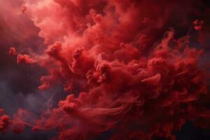 Red Smoke Wallpaper, Smoke Background, Smoke Effects Background, Smoke wallpapers, Colorful Smoke Background, Abstract Smoke Wallpapers, AI Generative photo