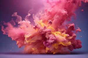 Pink Smoke Wallpaper, Smoke Background, Smoke Effects Background, Smoke wallpapers, Colorful Smoke Background, Abstract Smoke Wallpapers, AI Generative photo