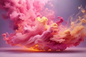 Pink Smoke Wallpaper, Smoke Background, Smoke Effects Background, Smoke wallpapers, Colorful Smoke Background, Abstract Smoke Wallpapers, AI Generative photo