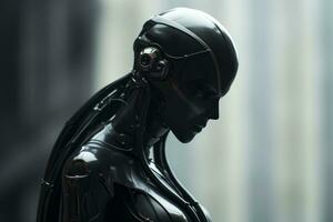 an image of a woman in a futuristic suit generative ai photo