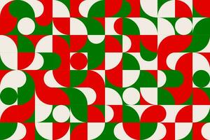 Christmas abstract geometric pattern background vector