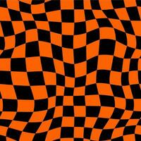 Halloween optical psychedelic pattern, background vector