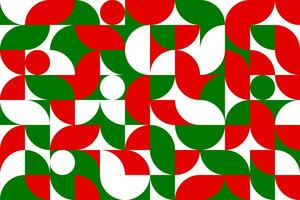 Christmas modern geometric pattern background vector