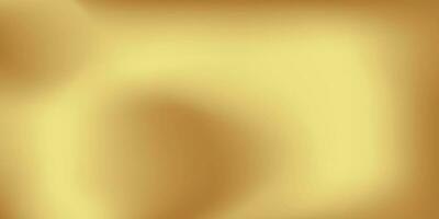 Gold abstract blurred gradient background. Vector illustration.