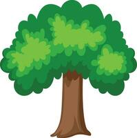 Vector flat tree illustrations