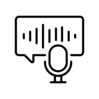 Broadcast digital recording icon. Audio Creative live streaming. Podcast logo. Radio broadcasting. Cloud audio stream. studio microphone Vector illustration. Design on white background. EPS10