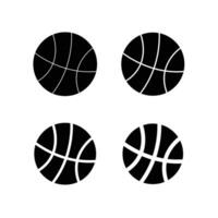 baloncesto icono vector para web y móvil aplicación baloncesto pelota firmar y símbolo