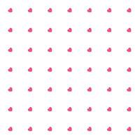 Romantic Pink Seamless Polka Hearts Vector Pattern Background for Valentine Day or Mother's Day. Scrapbooking, Invitation, Wrapping Paper, Greeting Card Cute Illustration.