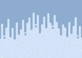 Creative abstract math symbol random number decoration background vector