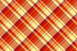 Vector plaid fabric of background check pattern with a tartan textile texture seamless.