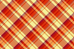 Vector plaid fabric of background check pattern with a tartan textile texture seamless.