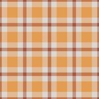 Pattern background texture of seamless fabric vector with a plaid check tartan textile.