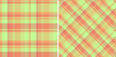 Fabric check textile of seamless tartan vector with a background plaid pattern texture.