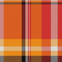 Background tartan textile of fabric vector texture with a seamless check plaid pattern.