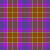 Background fabric textile of check tartan texture with a vector seamless plaid pattern.