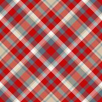 Plaid pattern vector. Check fabric texture. Seamless textile design for clothes, paper print. vector