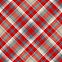 Plaid pattern vector. Check fabric texture. Seamless textile design for clothes, paper print. vector