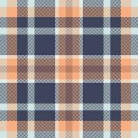 Plaid check pattern. Seamless fabric texture. Tartan textile print. vector