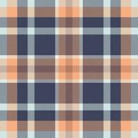 Plaid check pattern. Seamless fabric texture. Tartan textile print. vector