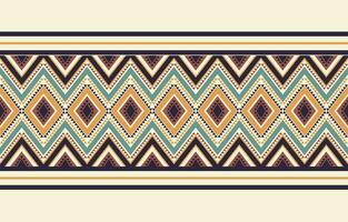 Ethnic abstract ikat art. Aztec ornament print. geometric ethnic pattern seamless  color oriental.  Design for background ,curtain, carpet, wallpaper, clothing, wrapping, Batik, vector illustration.