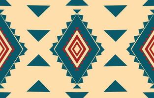 Ethnic abstract ikat art. Aztec ornament print. geometric ethnic pattern seamless  color oriental.  Design for background ,curtain, carpet, wallpaper, clothing, wrapping, Batik, vector illustration.