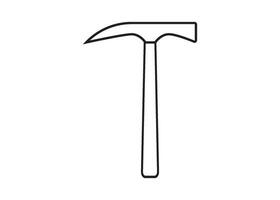 pickaxe icon design vector isolated