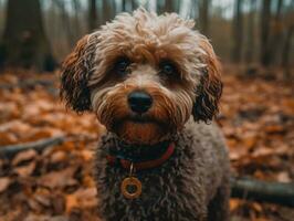 boloñesa perro creado con generativo ai tecnología foto