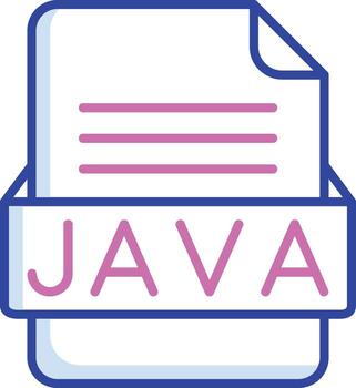 Java archivo formato vector icono