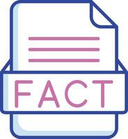 FACT File Format Vector Icon