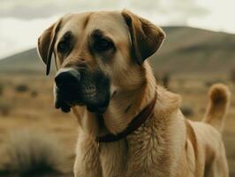 Anatolian Shepherd dog created with Generative AI technology photo