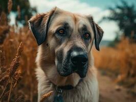 Anatolian Shepherd dog created with Generative AI technology photo