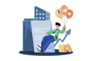 Product manager using customer feedback to improve product features and usability. vector