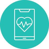 Daily Health App Vector Icon