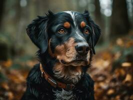 Appenzeller Sennenhunde dog created with Generative AI technology photo