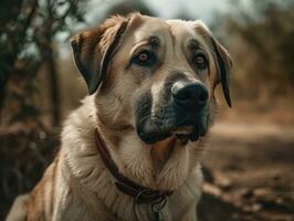 Anatolian Shepherd dog created with Generative AI technology photo