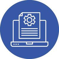 Content Management Vector Icon