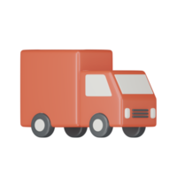 carico camion icona 3d rendere illustrazione. png