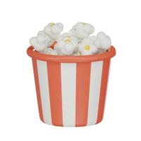 pop corn icône 3d rendre illustration. png