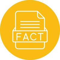 FACT File Format Vector Icon