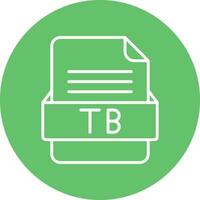TB File Format Vector Icon