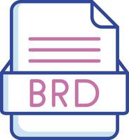 BRD File Format Vector Icon