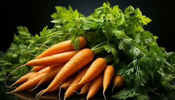 Fresh, healthy, organic vegetables a vibrant, colorful summer salad generated by AI photo