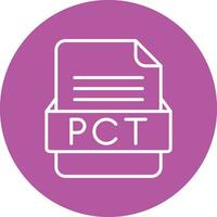 PCT File Format Vector Icon