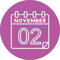 2 November Vector Icon