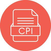 CPI File Format Vector Icon